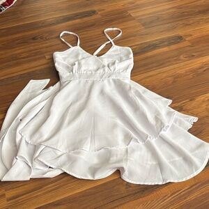 Amazon White Mini Dress